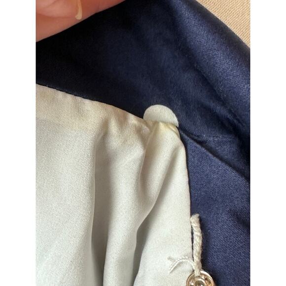 Anne Klein Navy White Polka Dot Sleeveless Fit & Flare Dress Women's Size 6 - Picture 8 of 8